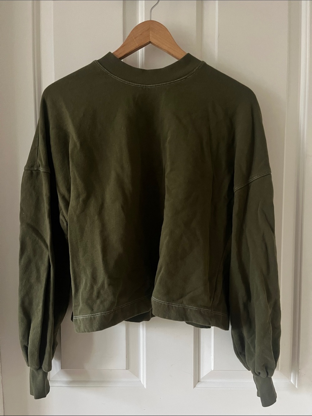 Back Beat Co. Olive Crewneck Sweatshirt